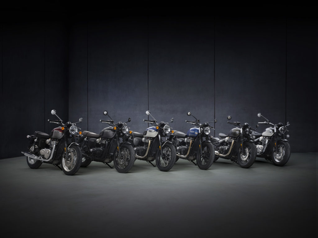 Les Nouveaut S Triumph Bonneville T T Street Twin