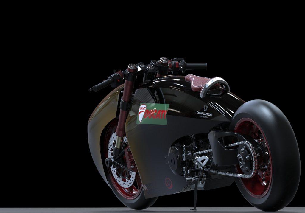 La moto de Sprint de la future montre, Carzo & Lieutier