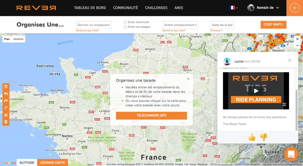 REVER-app-application-moto-motorcycle-GPS-communautaire-friend-amis-BMW-itinéraire-route-road trip-groupe-cafe racer-