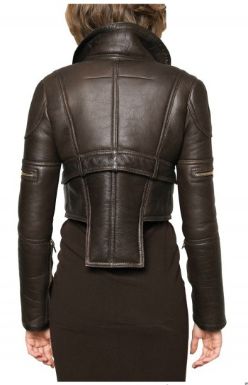 Givenchy Sherling Biker Leather Jacket