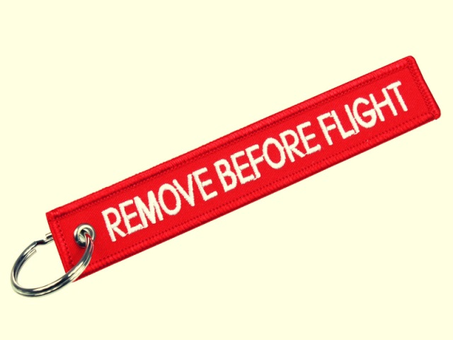 REMOVE BEFORE FLIGHT
