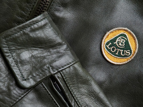 lotus racing leather jacket