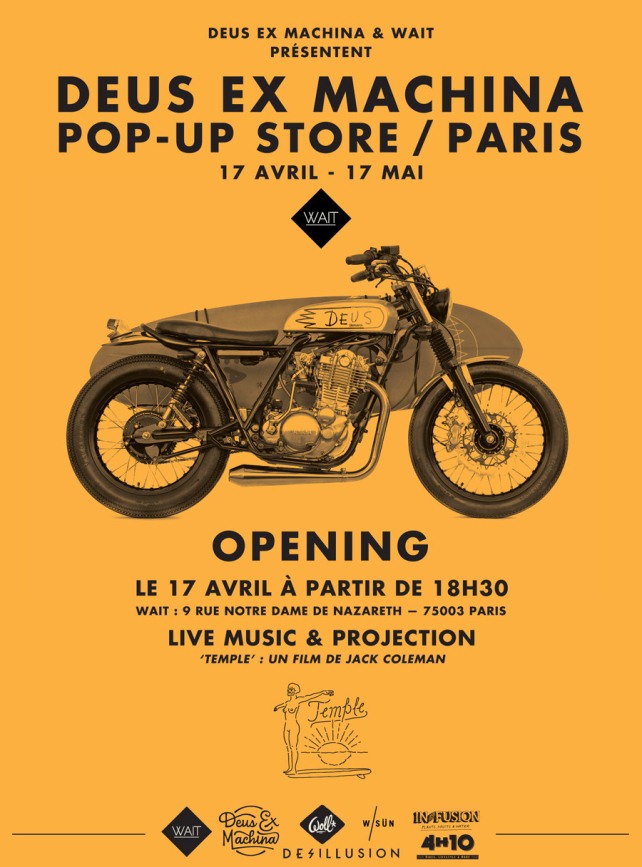 DEUS EX MACHINA // pop-up store (Wait Paris)
