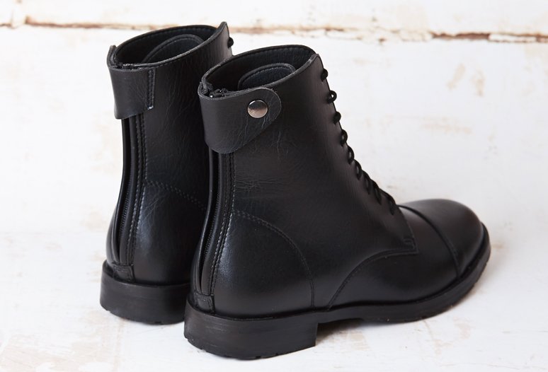 Good Guys-bottines-bottine-chaussures-botte-montante-moto-custom-Marion Hanania-vegan-ecologie-