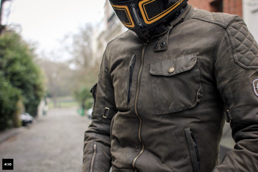 MERLIN Hamstall-test-avis-vintage-moto-look-coton-ciré-CE-protection-Merlin-blouson-jacket-cuir-Outlast-