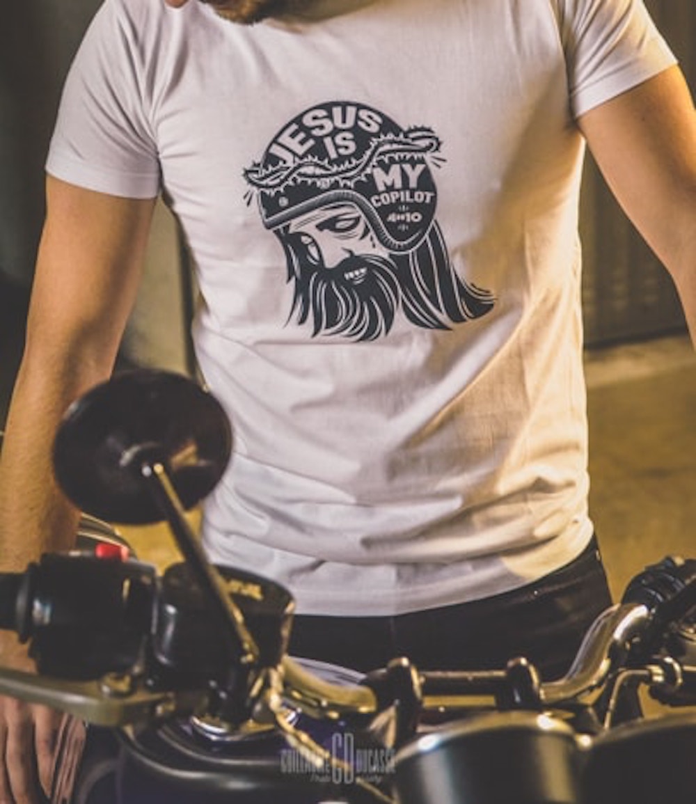 tee shirt 4H10 musa moto cafe racer napoleon riding bernard