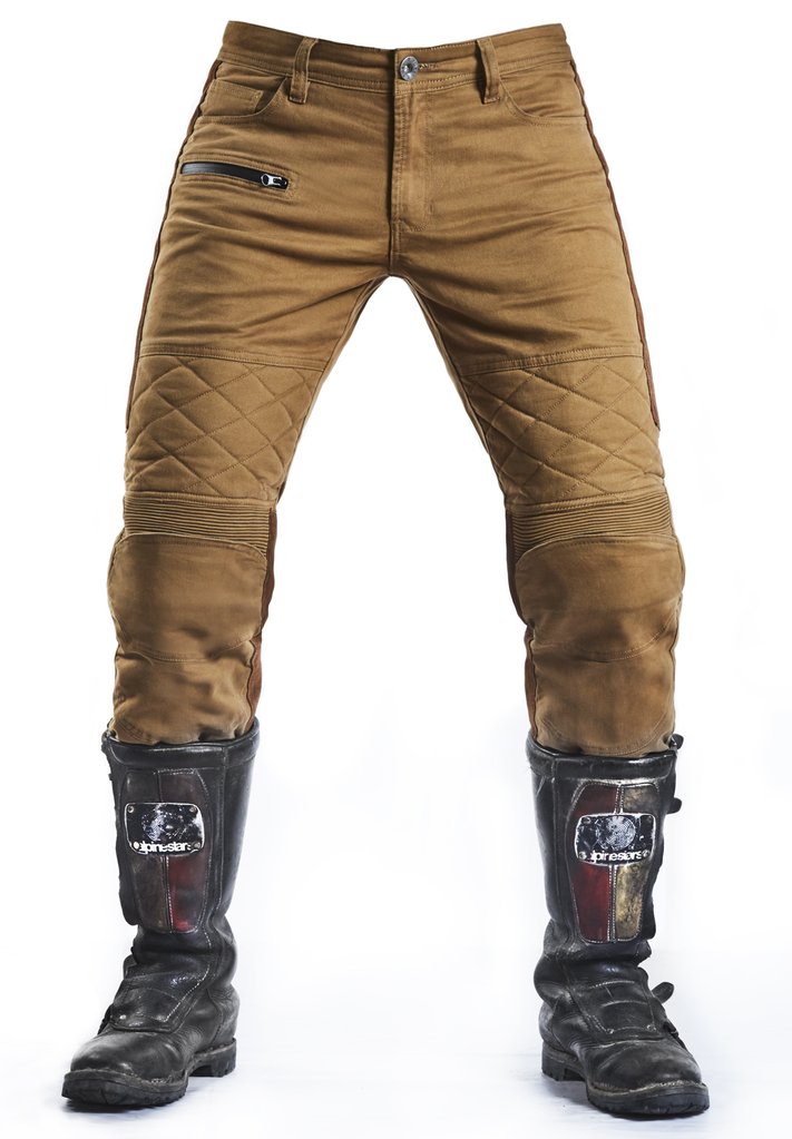 fuel sergeant Sahara pantalon cross enduro flat track cuir