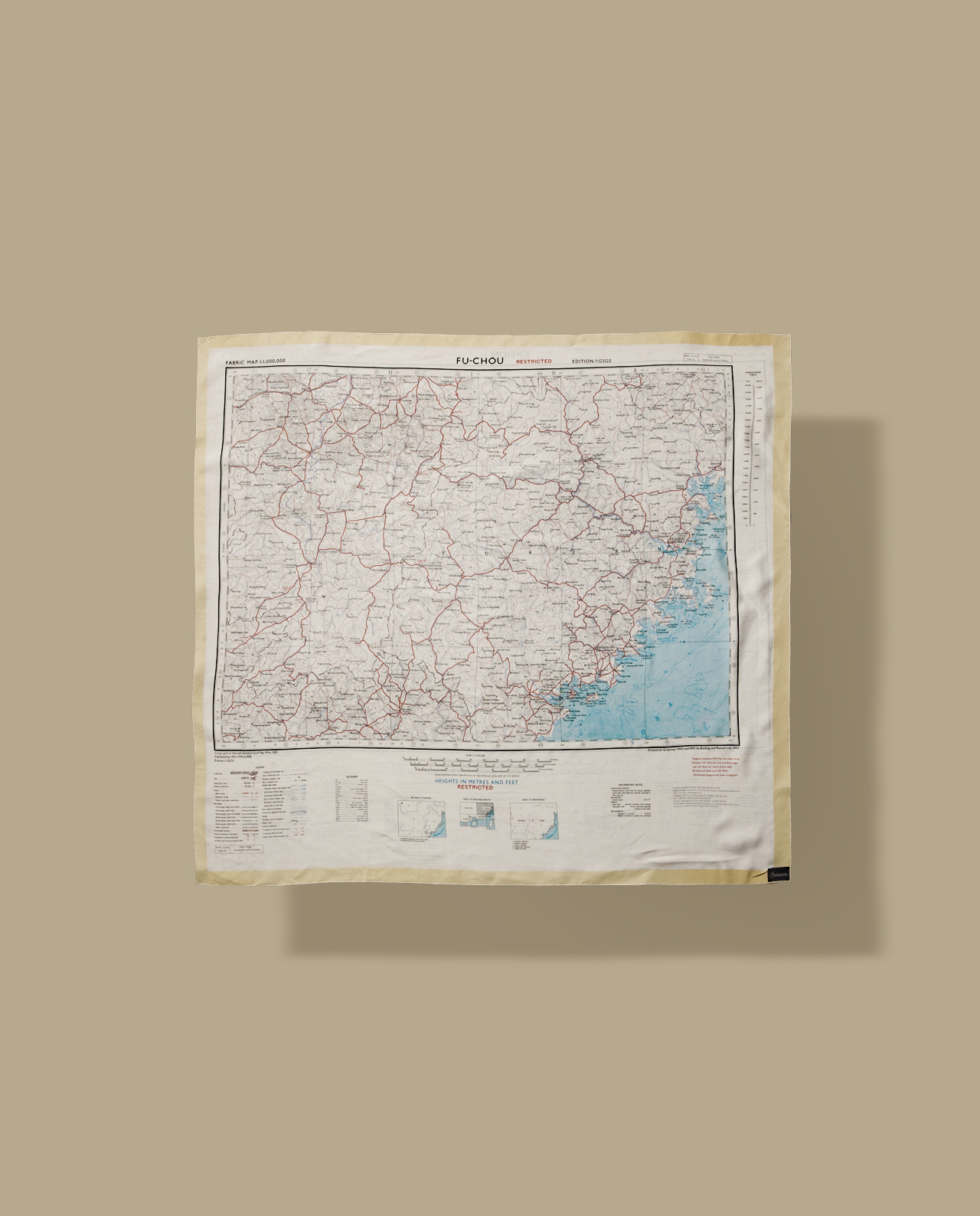 bonhomme bnhmm foulard evasion soie armée guerre authentique