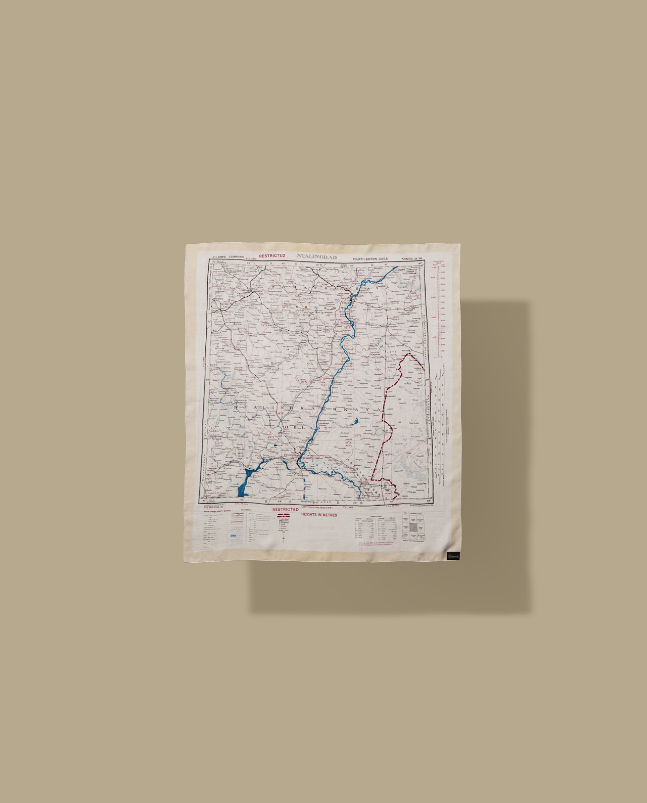 bonhomme bnhmm foulard evasion soie armée guerre authentique