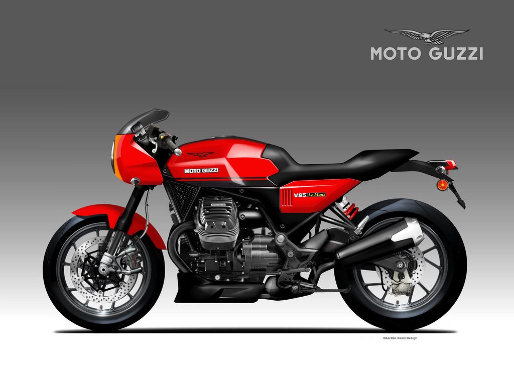 moto custom Oberdan Bezzi design Neo retro vintage moderne classic