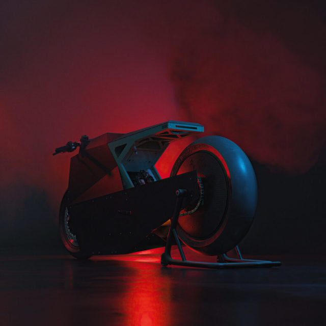 Concept Moto Tesla Night