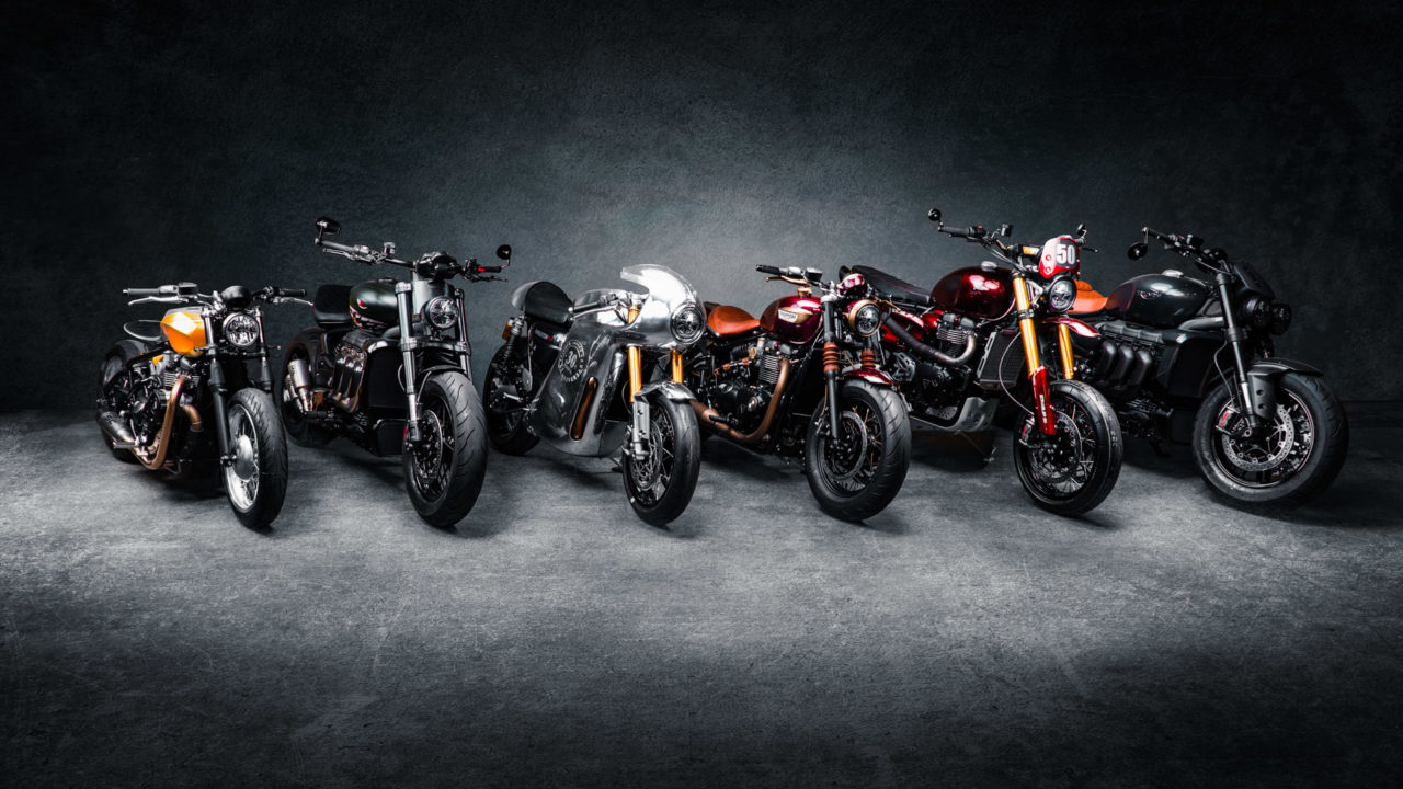 Les belles motos du Custom Contest Triumph