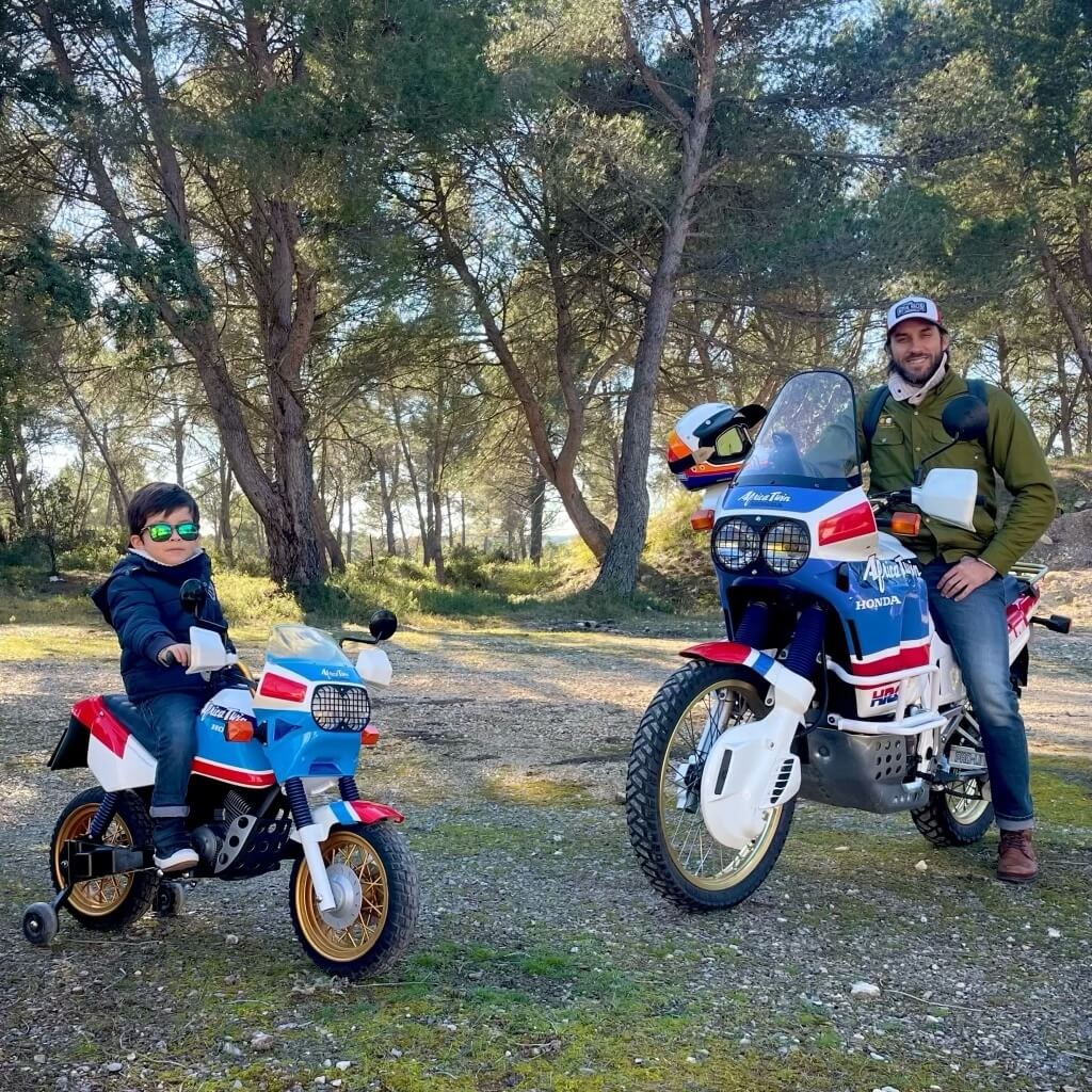 africa twin kid comment faire moto enfant 