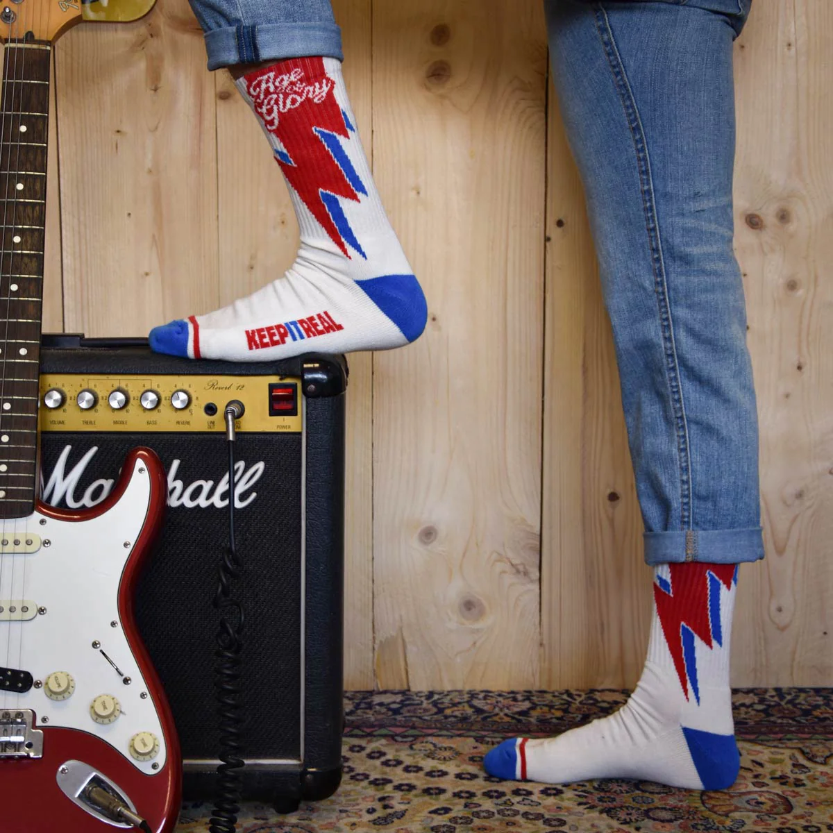 Des chaussettes stylées pour etre beau de la tête aux pieds !